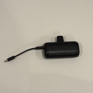 Black Portable iPhone Charger